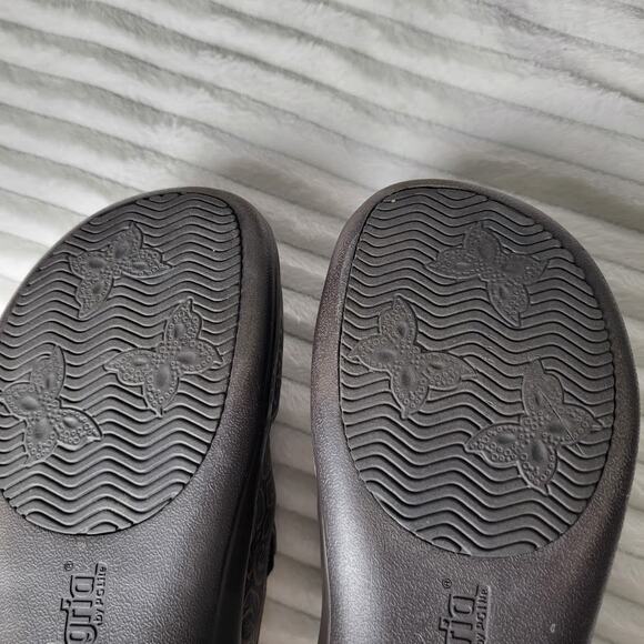 Alegria PG Lite Floral Clogs EU36 US 7 Slip Resistant Leather Nurse Work Teacher - Picture 11 of 11